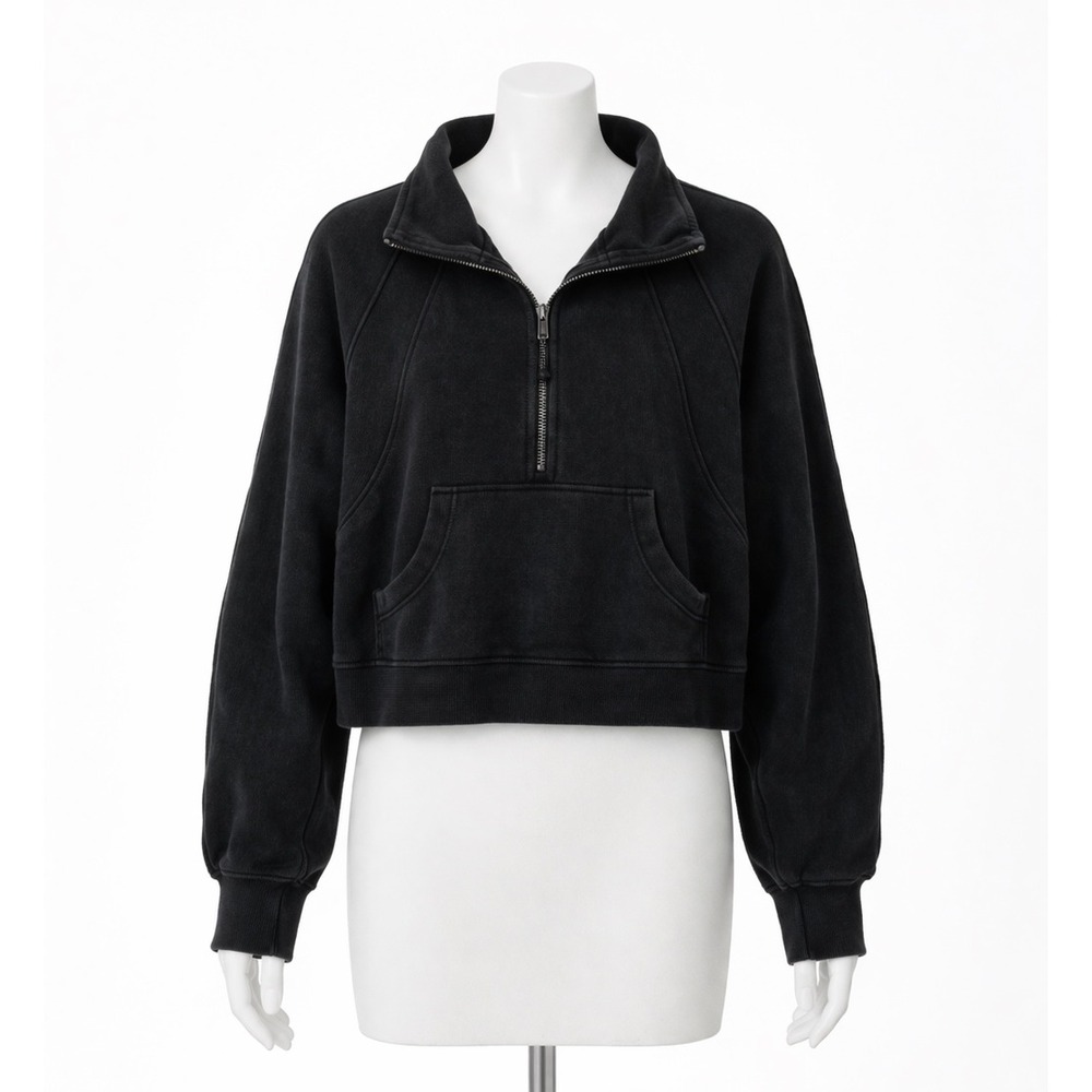 Lululemon Scuba Oversized Funnel Neck Half Zip Hoodie Sweatshirt Women's XS/S